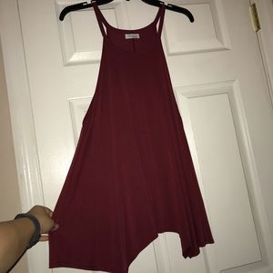 Maroon tank top